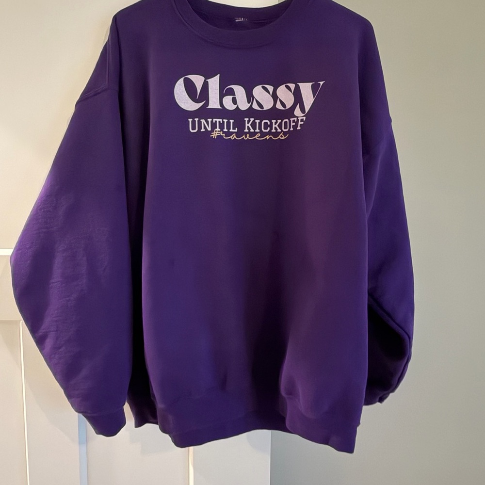 Source Unknown Purple Sweatshirt - image 1
